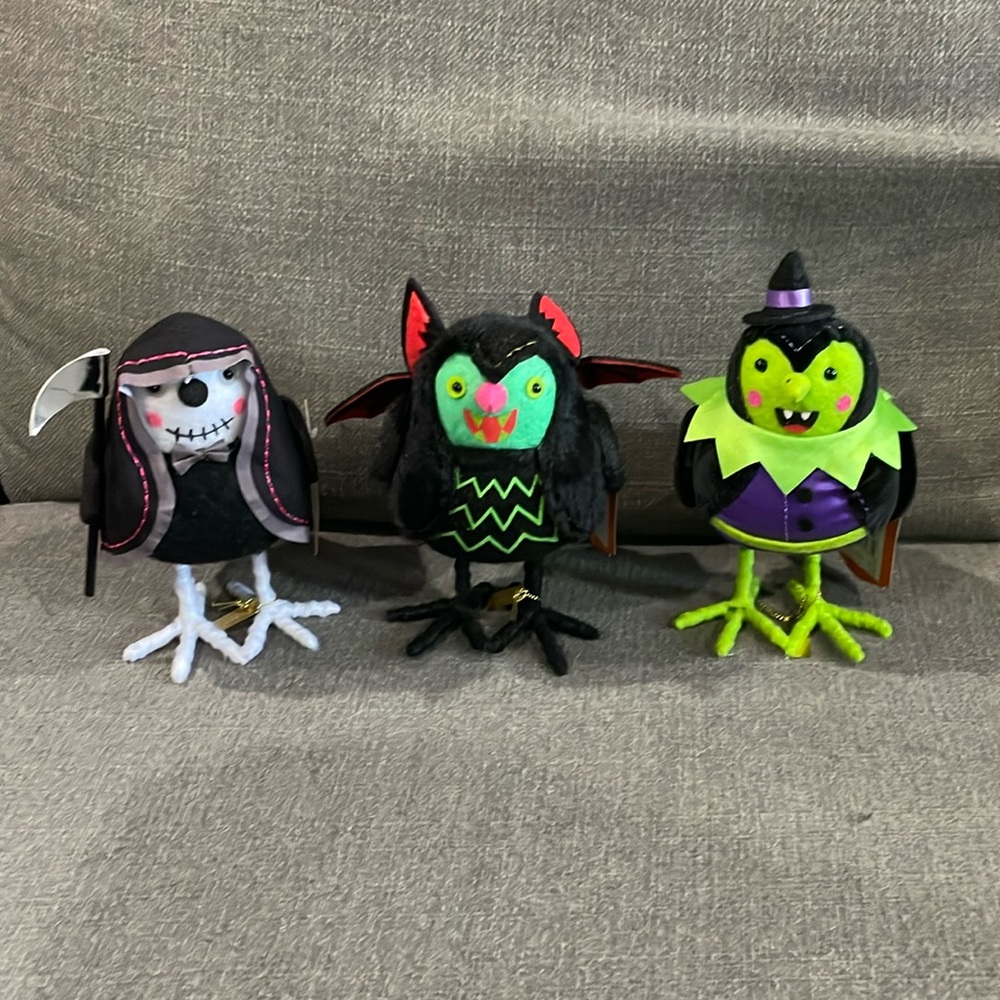 Hyde & Eek Featherly Friends Set - Halloween 2024 Collection - New with Tags